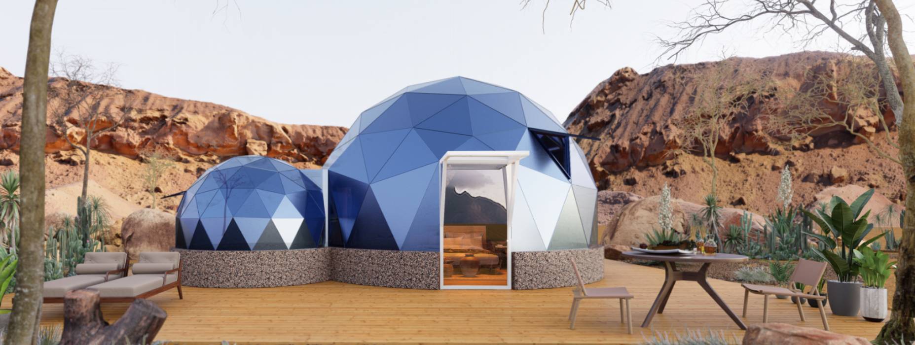 攀枝花球形智能光伏玻璃星空房